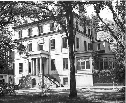 an old photo of the birthplace pre-girl scout purchase
